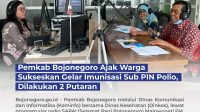 Pemkab Bojonegoro Ajak Warga Sukseskan Gelar Imunisasi Sub PIN Polio, Dilakukan 2 Putaran 