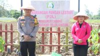 Program Cegah Stunting, polres teluk bintuni melaksanakan ketahanan pangan di kebun Bhayangkari polres teluk Bintuni