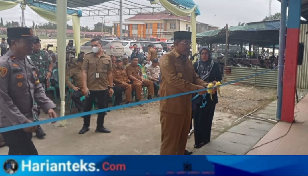 Bupati Tanjung Jabung Barat Resmikan Pos Damkar Kecamatan Tebing Tinggi
