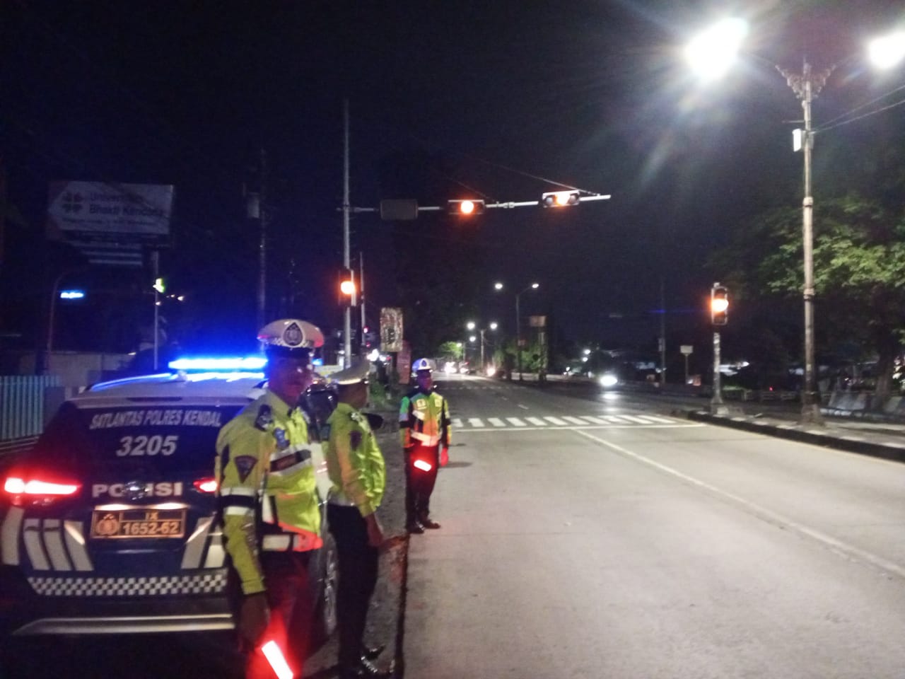 Guna Memelihara Kamtibmas, Personil Sat Lantas Polres Kendal Laksanakan Patroli BLP