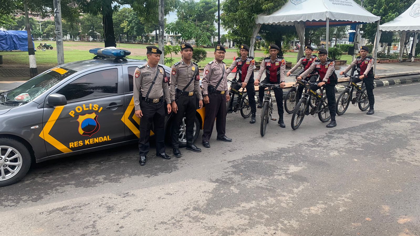 Sat Samapta Polres Kendal Patroli Bersepeda Cegah Gangguan Kamtibmas Menjelang Bulan Ramadhan 2024