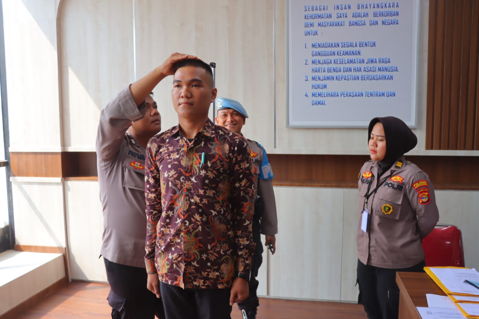 Polresta Bandar Lampung Mulai Verifikasi Berkas Penerimaan Anggota Polri 2024