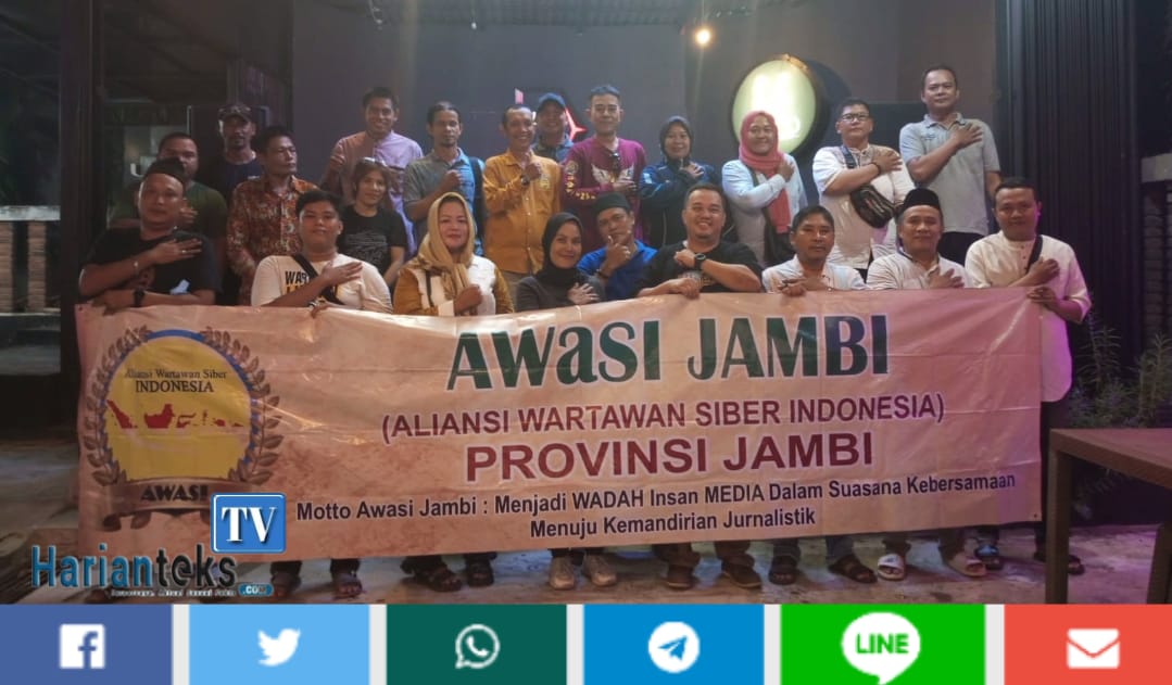 Aliansi Wartawan Siber Indonesia (AWaSI) Provinsi Jambi Menggelar Buka Puasa Bersama dan Bimbingan Jurnalistik