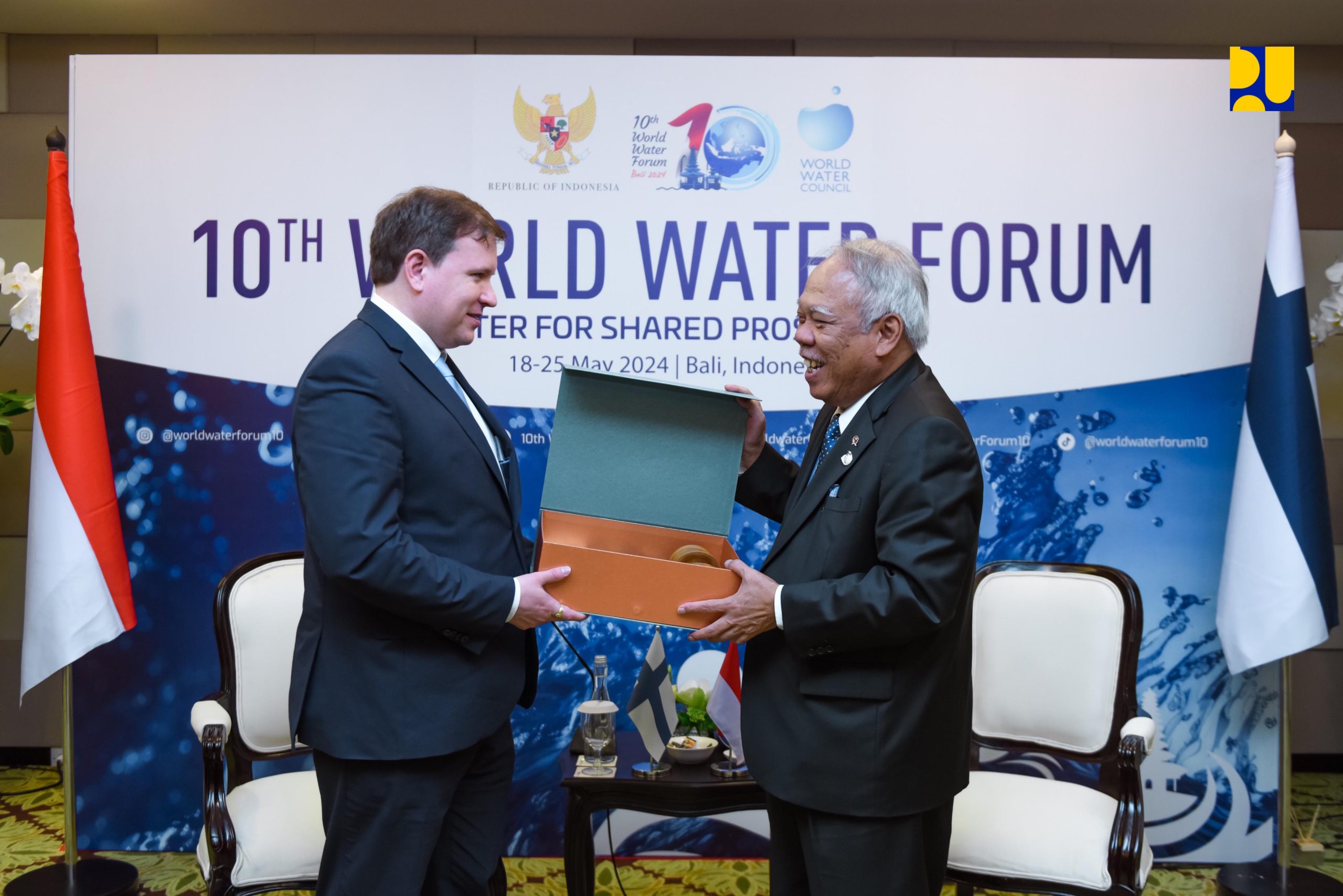 Menteri PUPR Basuki Hadimuljono Hadiri Pertemuan Bilateral Dengan Menteri Kerja Sama Pembangunan Dan Perdagangan Luar Negeri Finlandia