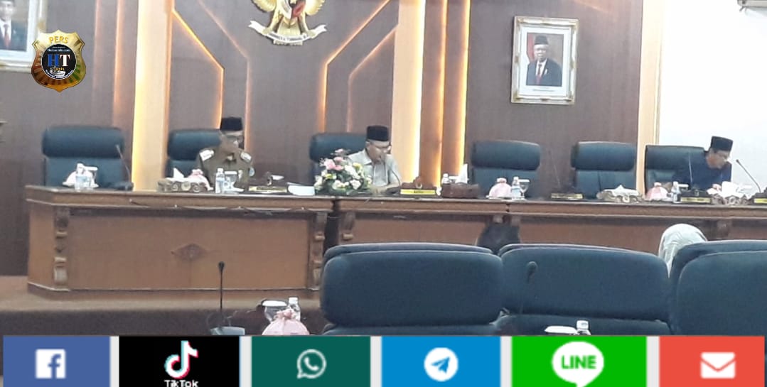 Rapat Paripurna DPRD Batanghari Pengantar LKPD Tahun 2023 Dihadiri Wakil Bupati