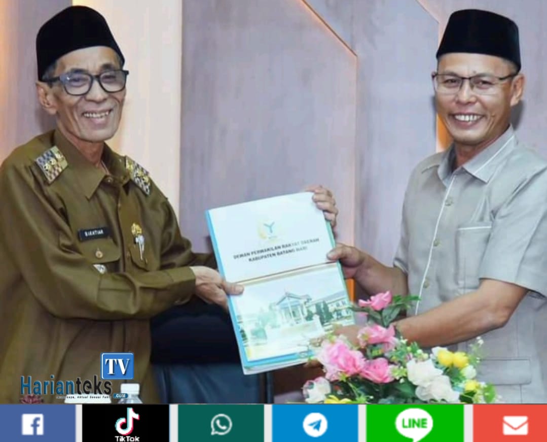 Rapat Paripurna DPRD Batanghari Pengantar LKPD Tahun 2023 Dihadiri Wakil Bupati